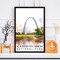 Gateway Arch National Park Poster, Travel Art, Office Poster, Home Decor | S4 product 5